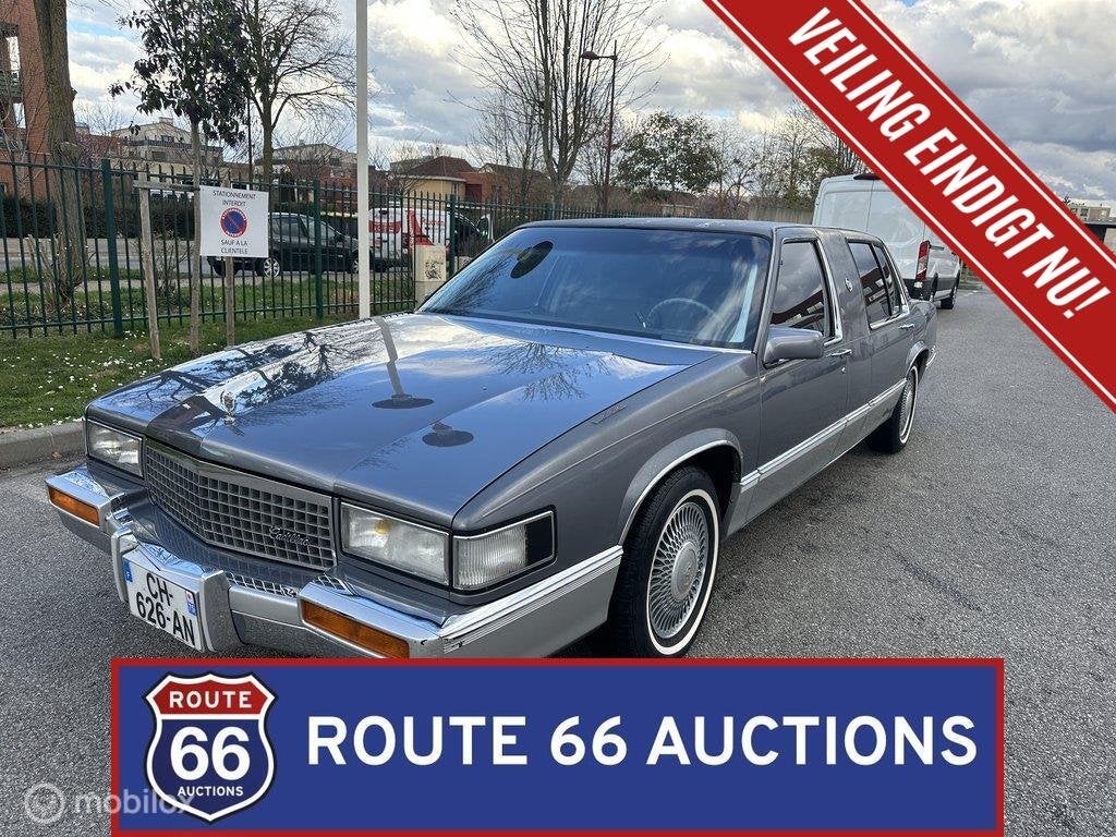 Cadillac DeVille | 1991 | Route 66 Auctions, Auto's, Cadillac, Overige carrosserieën, Zwart, Bedrijf