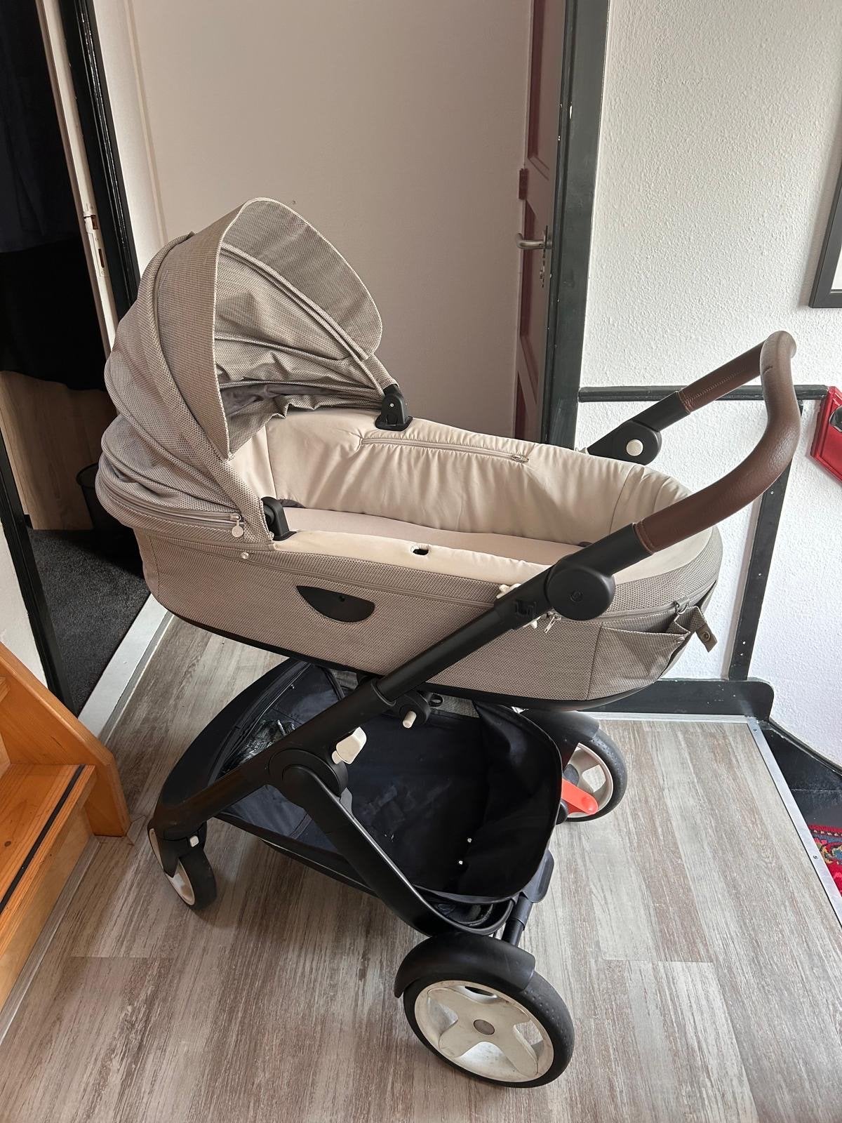 Stokke Trailz 3 in 1 Combiwagen met reiswieg en autostoeltje, Gebruikt, Combiwagen, Met autostoeltje, Ophalen