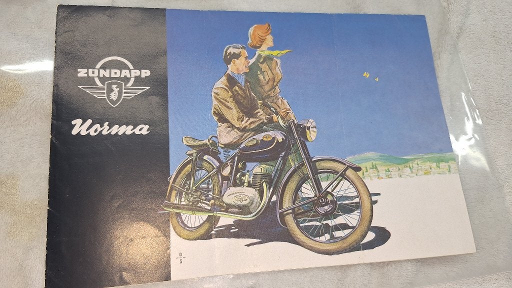 verkoopfolder Motor Zündapp Norma 1952, Verzenden, Overige merken