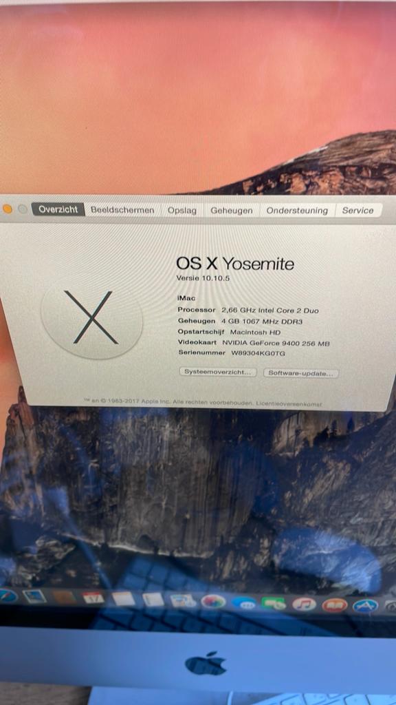 IMAC 9.1, Computers en Software, Apple Desktops, Ophalen of Verzenden, IMac