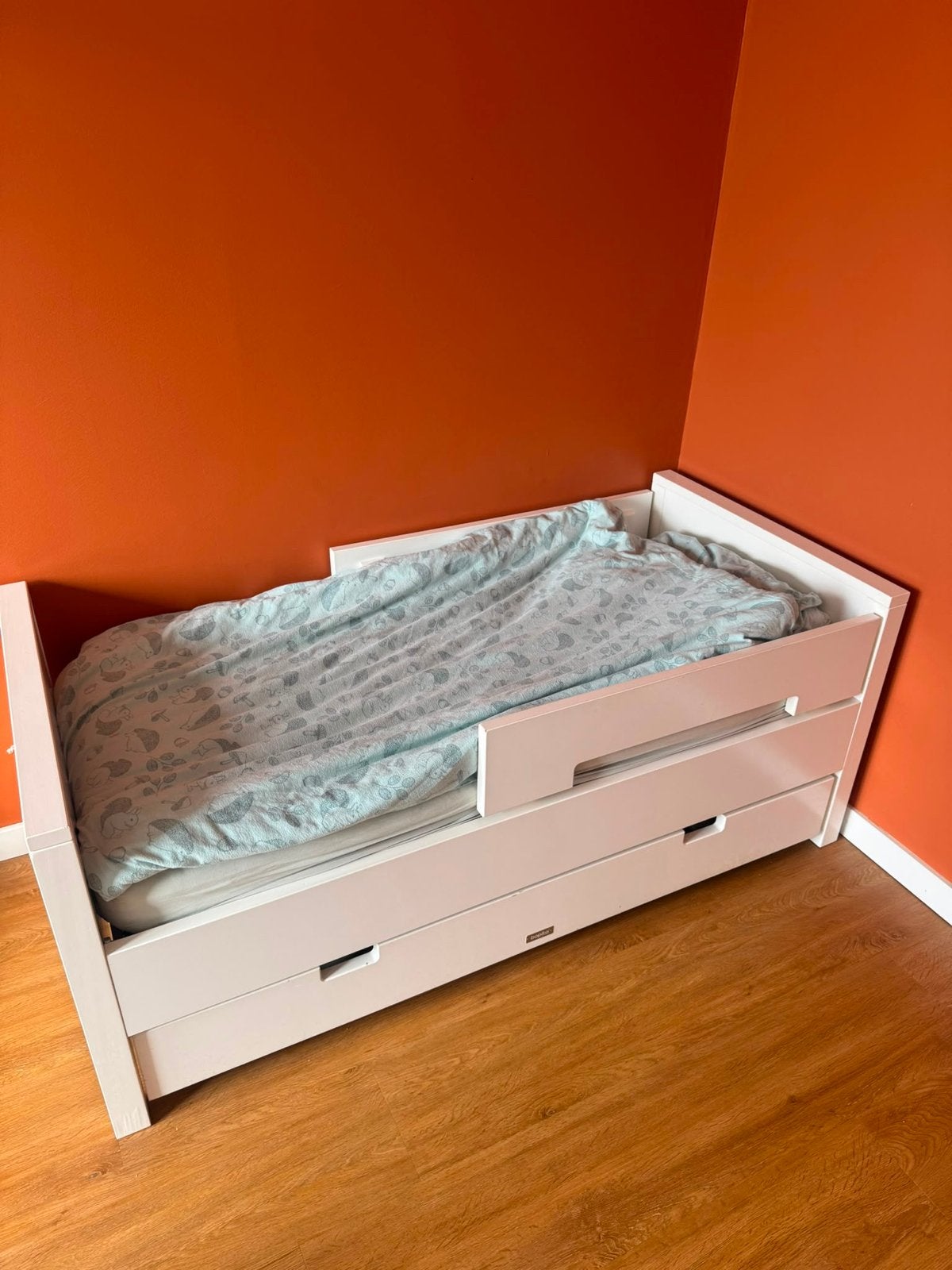 Bopita kinderkamer :Bed, Commode en Kast - Wit, Ophalen, Gebruikt, 50 tot 70 cm, 105 cm of meer