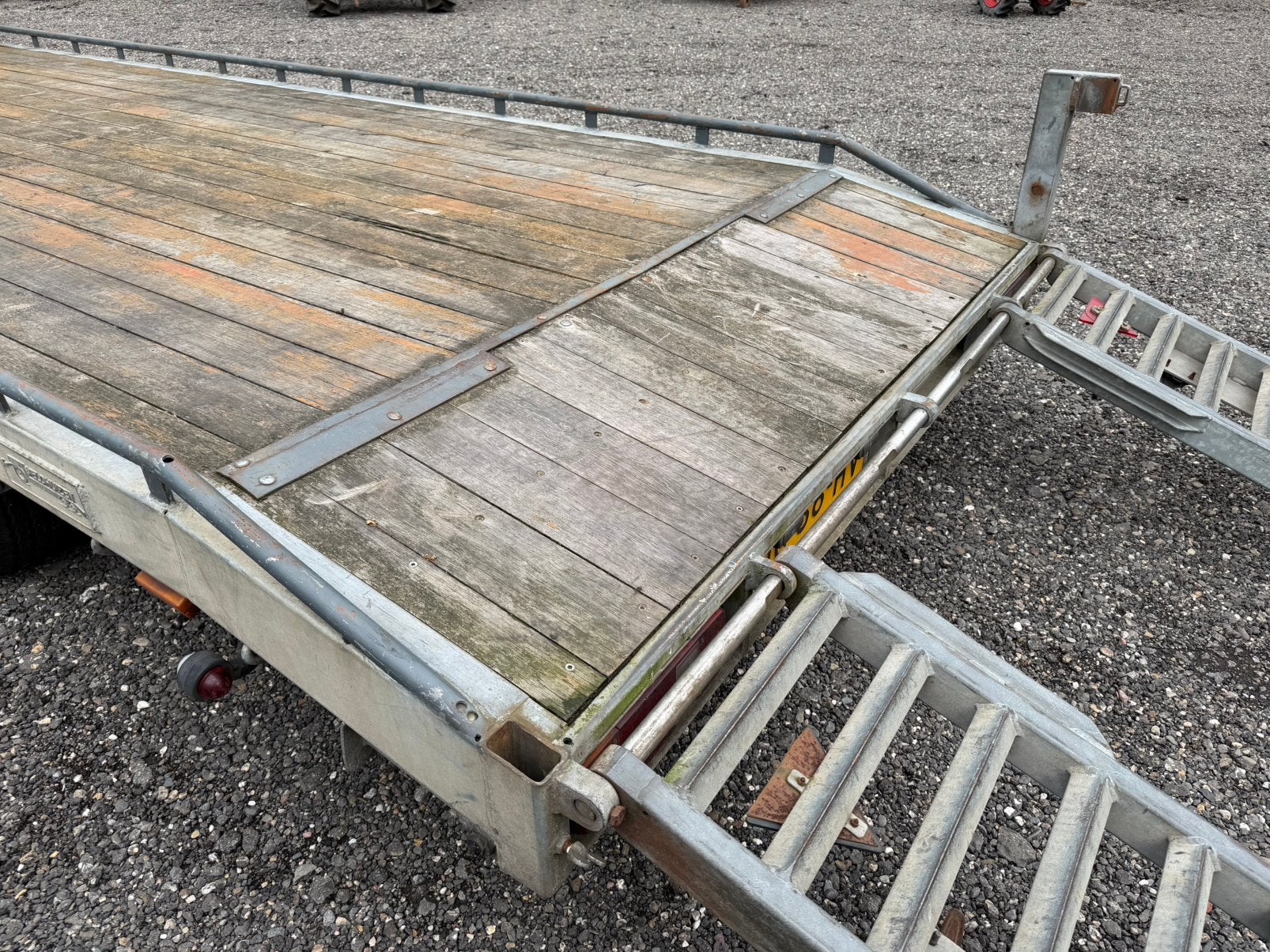 VELDHUIZEN P27-2 BE Oplegger BE Trailer Aanhanger, Ophalen