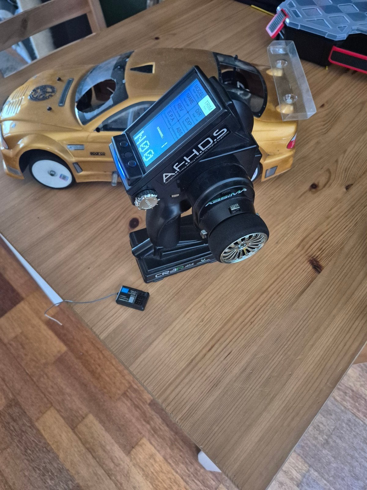 Complete hobby RC nitro auto's met accessoires, Gebruikt, Auto offroad, Ophalen of Verzenden, Nitro