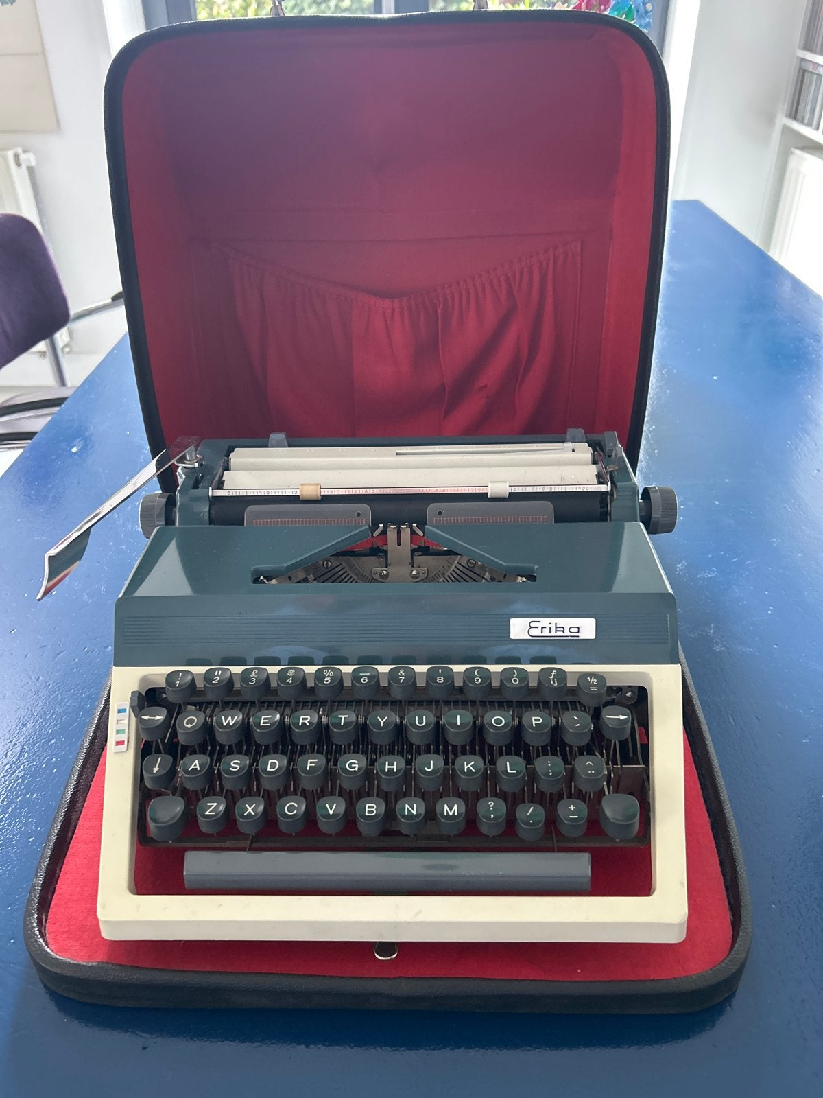 Erika 30 schrijfmachine. Gemaakt in de DDR, Diversen, Ophalen, Gebruikt