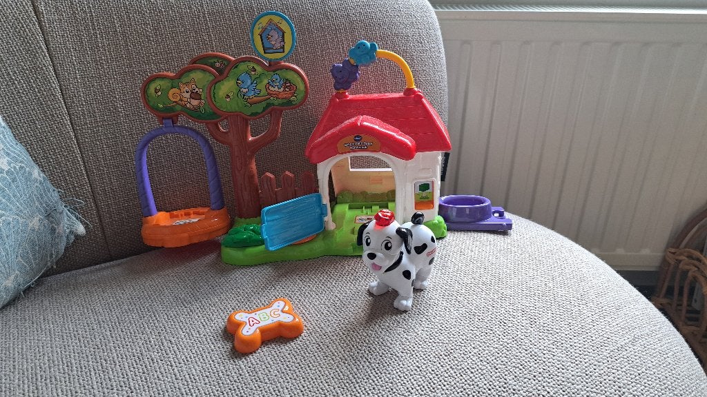 VTech Zoef Zoef Dieren Schommel & Speel hondenhok, Kinderen en Baby's, Speelgoed | Vtech, Ophalen of Verzenden, Zo goed als nieuw