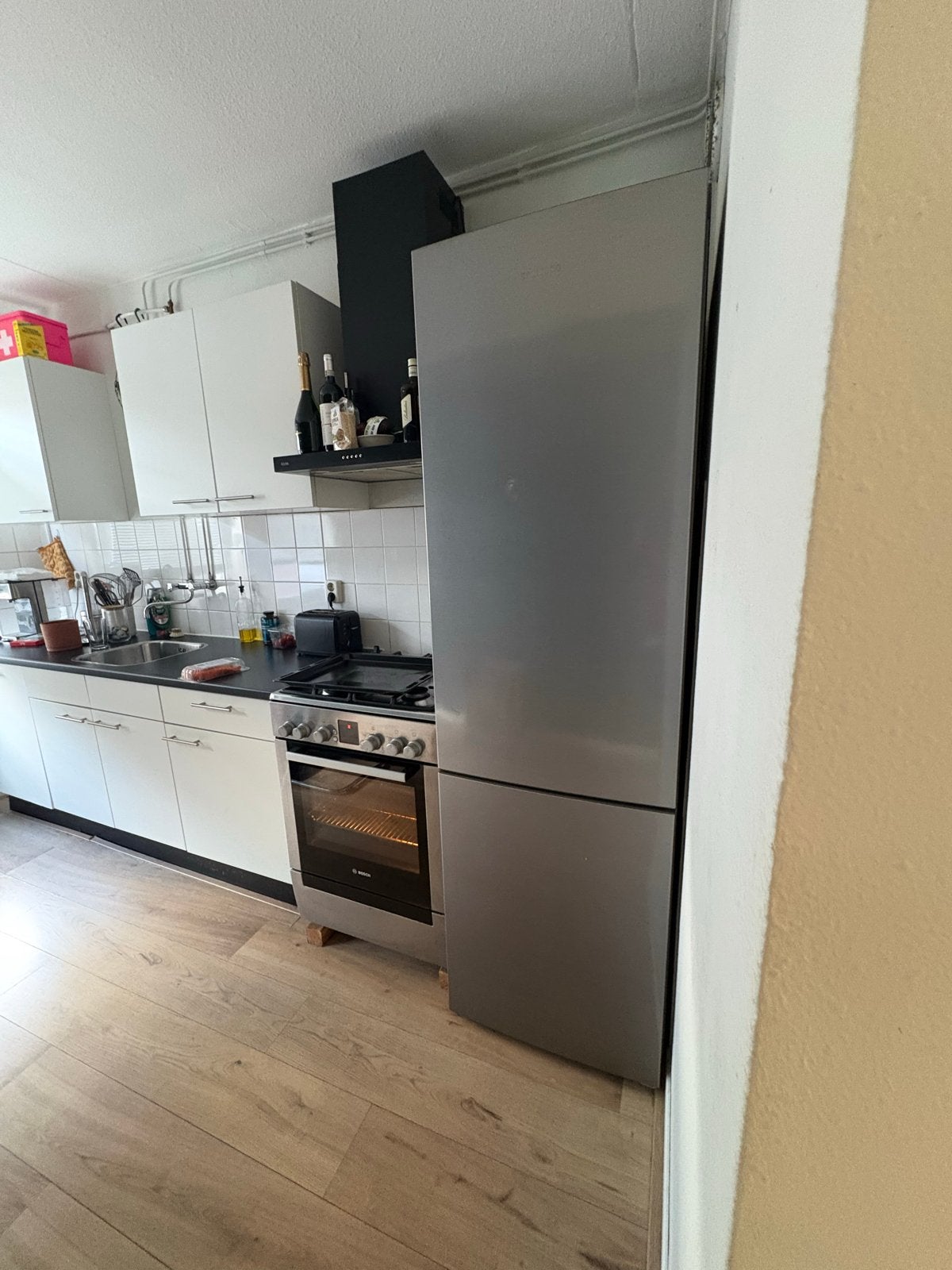 Samsung RB37J5009SA Koel-vriescombinatie, Witgoed en Apparatuur, 200 liter of meer, 60 cm of meer, Met aparte vriezer, Zo goed als nieuw