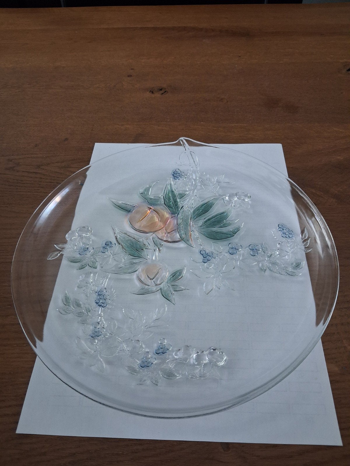 WALTHER GLAS - "Cinderella" taart/serveer schaal jaren '80, Ophalen of Verzenden, Overige typen