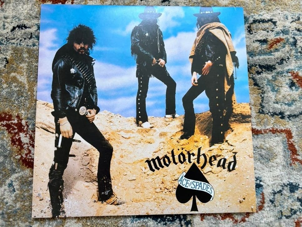 Motörhead - Ace Of Spades LP, Cd's en Dvd's, Vinyl | Rock, Zo goed als nieuw, Hard Rock, LP, Beschermende buitenhoes, Inclusief insert