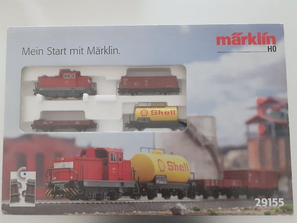Märklin Startset "Diesel" Digitaal (art.nr 29155) + rangeren, Wisselstroom, Treinset, Ophalen of Verzenden, Zo goed als nieuw