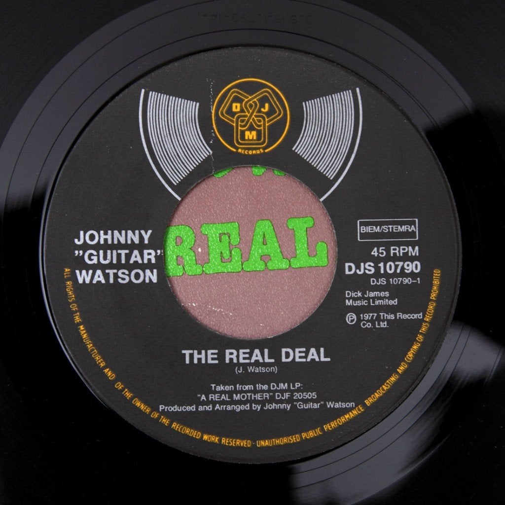 THE REAL DEAL Johnny Guitar Watson SOUL FUNK RNB HIT 1977, Verzenden, 7 inch, Zo goed als nieuw, Pop