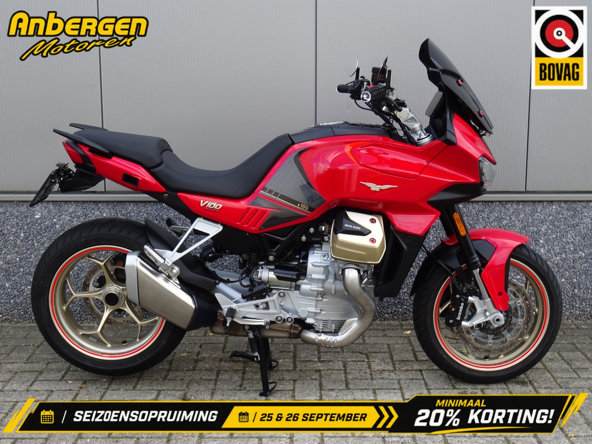 Moto Guzzi V 100 MANDELLO (bj 2023), Sport, 1000 cc, Gebruikt, Bedrijf