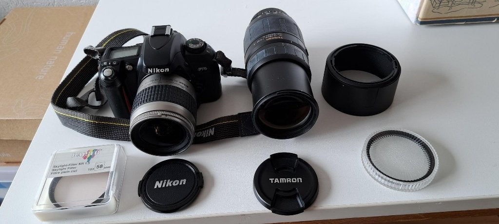Spiegelreflex camera Nikon F75, Ophalen, Spiegelreflex, Handmatige focus, Zo goed als nieuw
