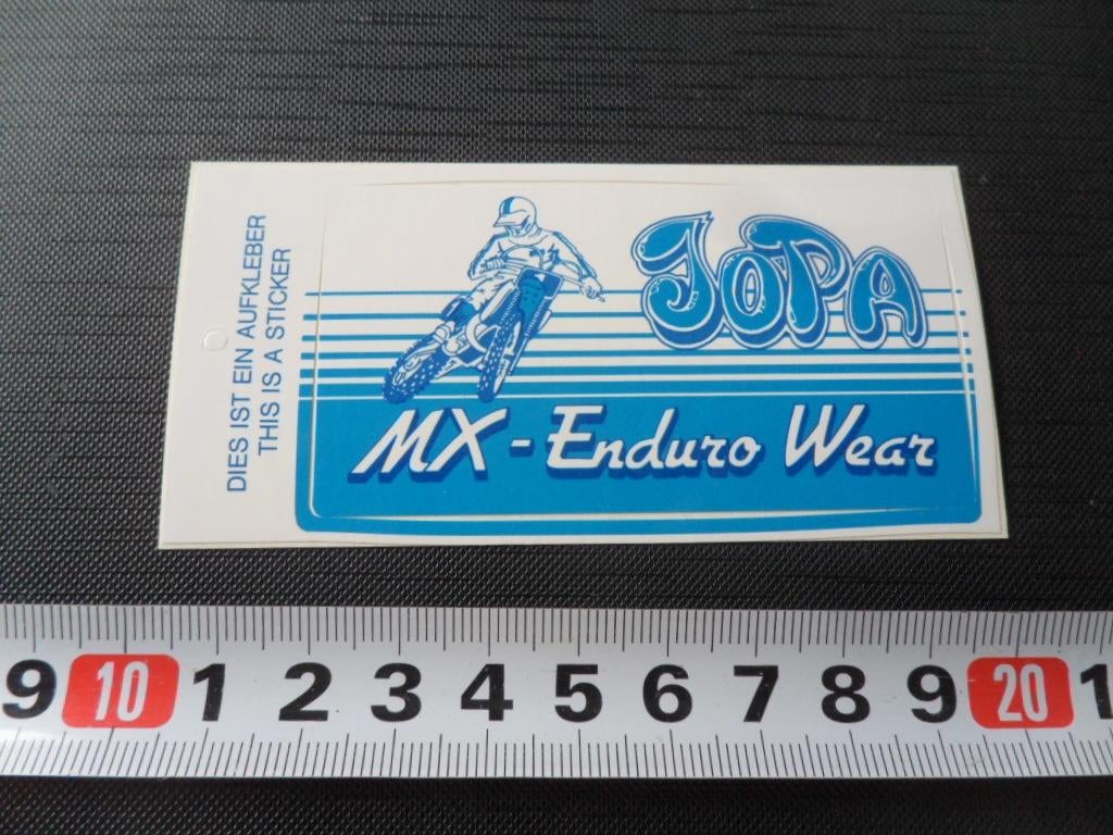 sticker JOPA MX - Enduro Wear  Motor, Ophalen, Zo goed als nieuw