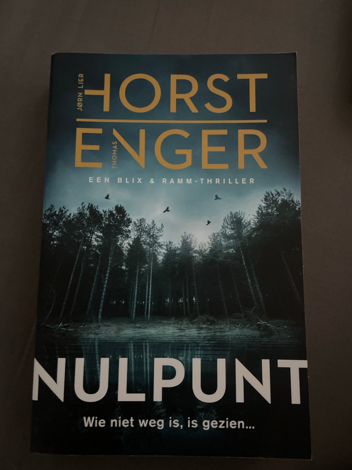 Nulpunt - Jørn Lier Horst & Thomas Enger (Blix & Ramm), Ophalen of Verzenden, Zo goed als nieuw, Scandinavië