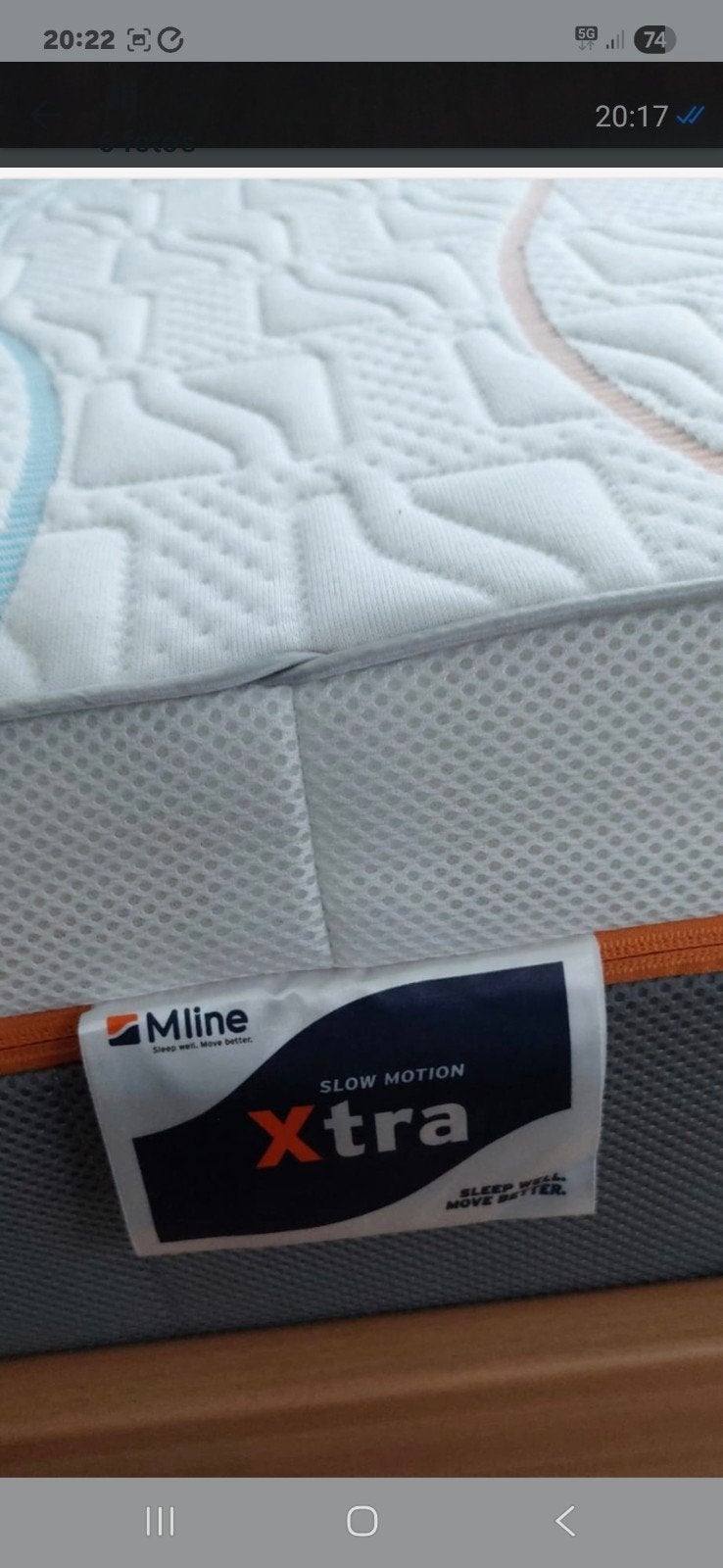 m line matras 1 pers 90-200, Ophalen, Zo goed als nieuw, Eenpersoons, 90 cm
