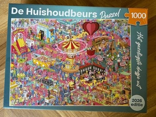Puzzel 1000 huishoudbeurs 2026, Ophalen of Verzenden, 500 t/m 1500 stukjes, Zo goed als nieuw, Legpuzzel