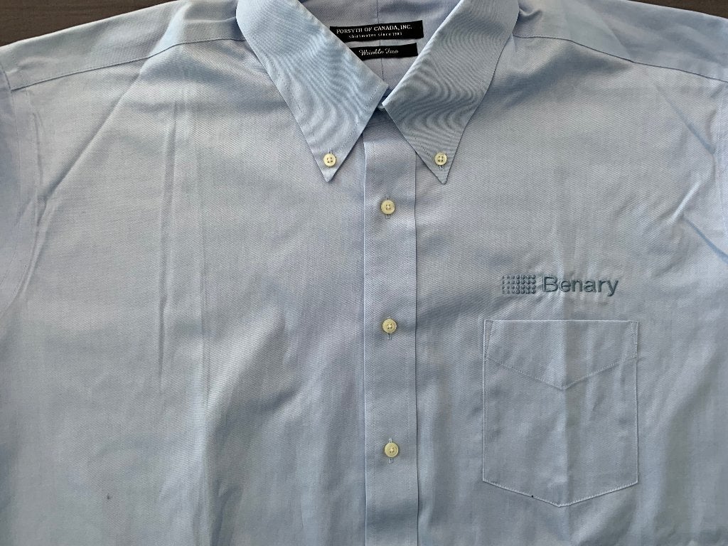 Licht blauw overhemd BENARY  maat XXL, Kleding | Heren, Overhemden, Ophalen of Verzenden, Zo goed als nieuw, Blauw, Overige halswijdtes