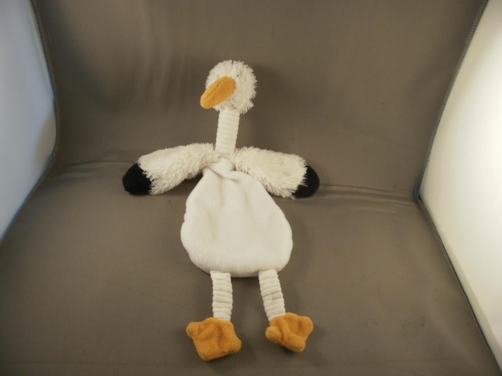 happy horse stork sky vogel wit oranje snavel/poten zwart, Nieuw, Ophalen of Verzenden, Middelgroot (20 tot 80 cm), Wasbaar