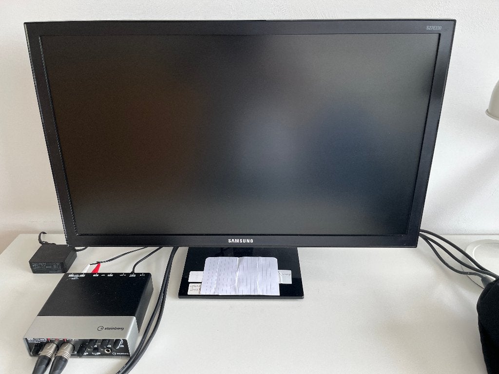 Steinberg audio interface, Samsung beeldscherm, Ophalen of Verzenden, Gebruikt, Audio