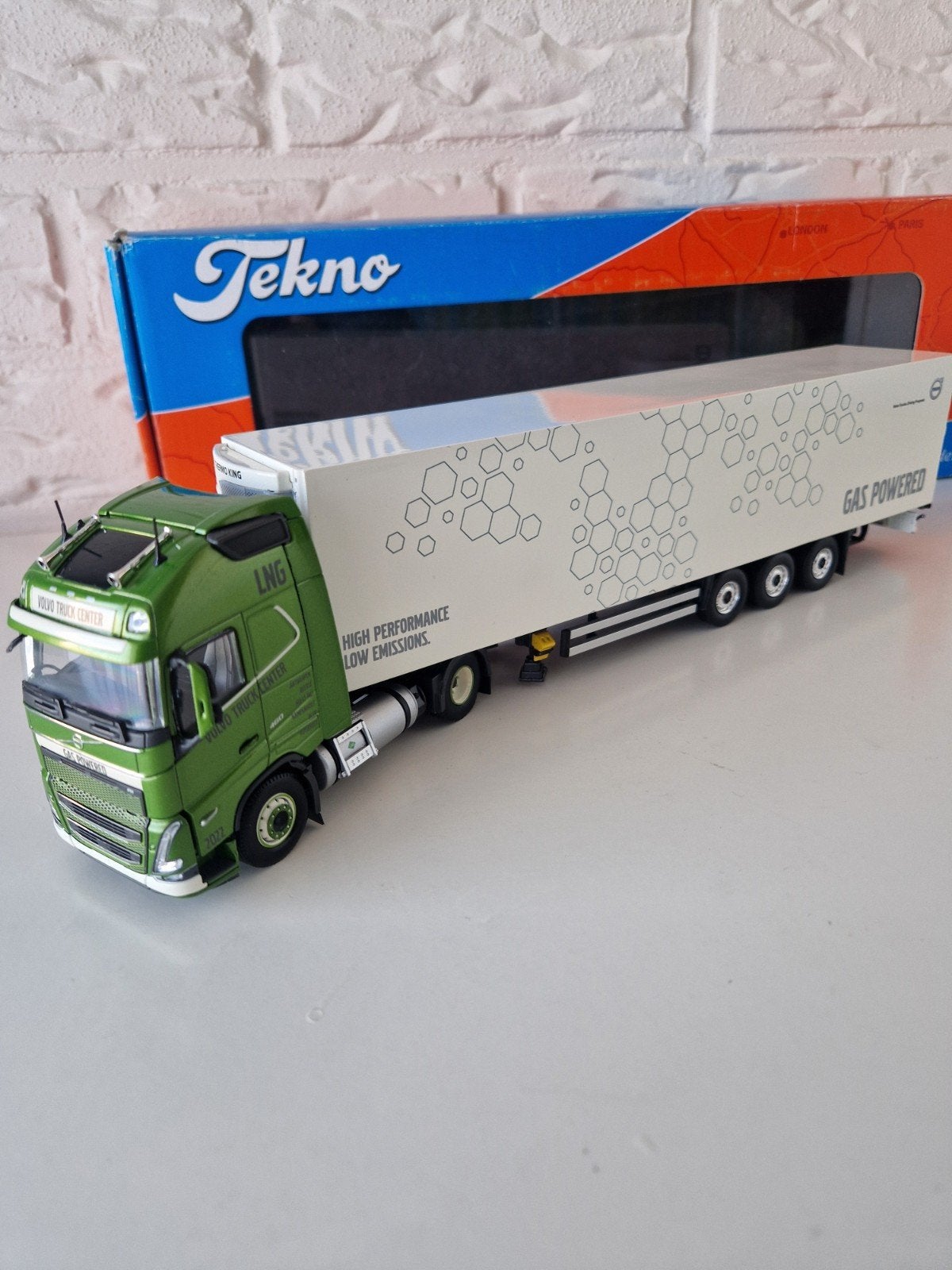 Tekno Volvo FH5 LNG, Ophalen of Verzenden, Bus of Vrachtwagen, Tekno