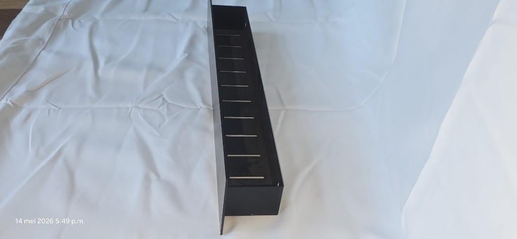 Wastafelplanchet zwart, hoog, Ophalen, Minder dan 50 cm, Overige typen, Nieuw