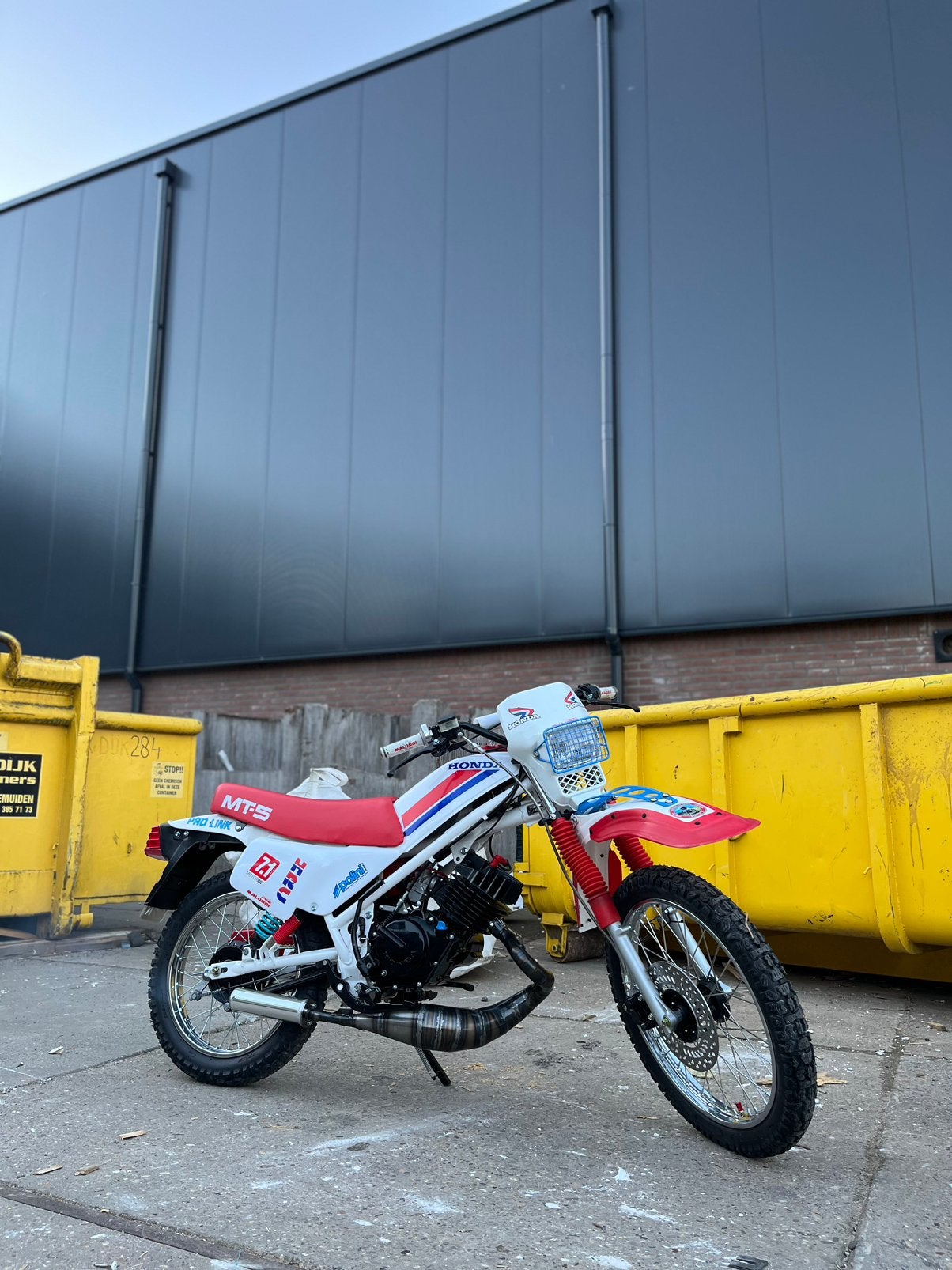 Honda mt5 125cc bromfietskenteken, Ophalen, Maximaal 45 km/u, 125 cc, Zo goed als nieuw