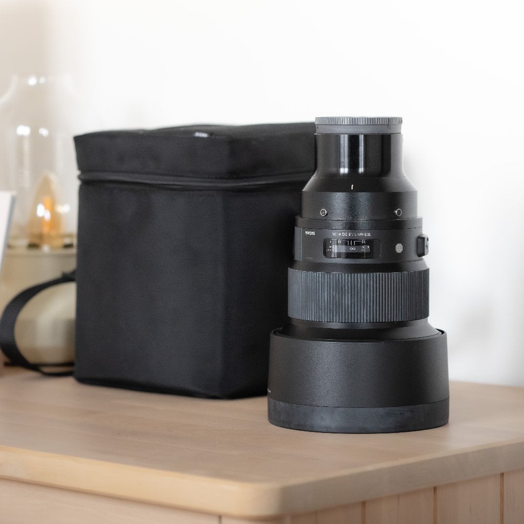 Sigma 105mm f/1.4 DG Art (Sony E-mount), Ophalen of Verzenden, Gebruikt, Telelens