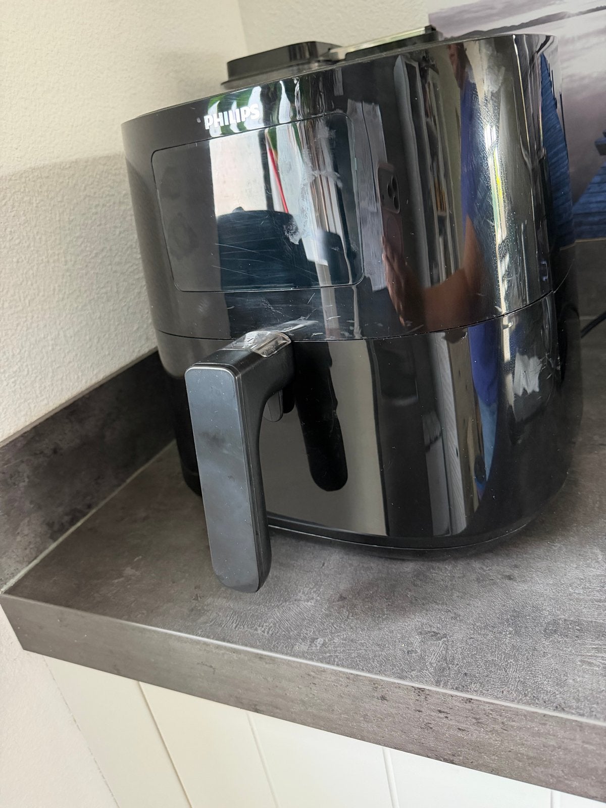 Philips Essential Airfryer XL Inclusief Bakschaal, Ophalen, Zo goed als nieuw, Airfryer XL, 1000 t/m 1499 gram