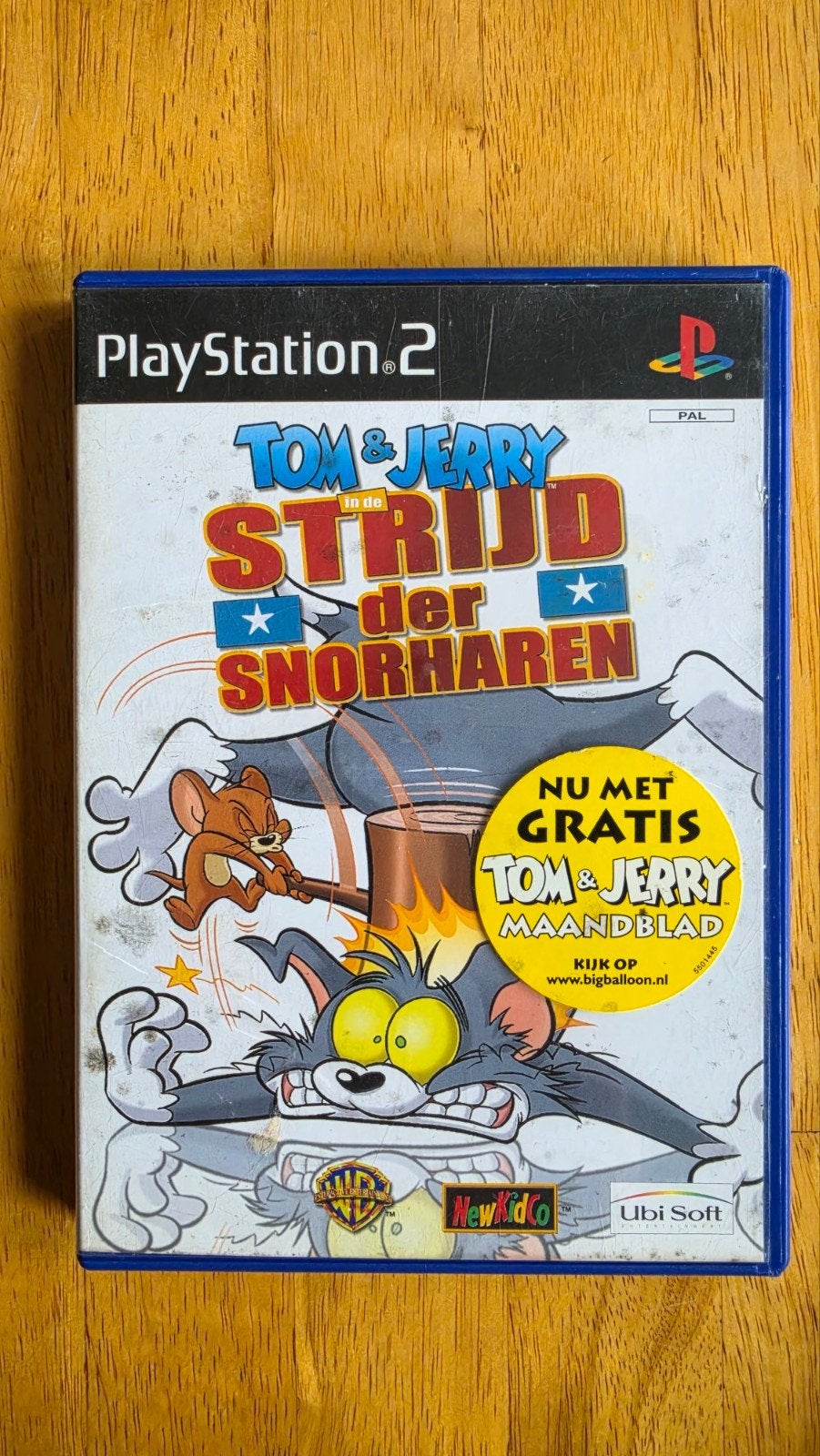 Tom & Jerry in de Strijd der Snorharen PS2, Gebruikt, Vechten, 2 spelers, Ophalen of Verzenden