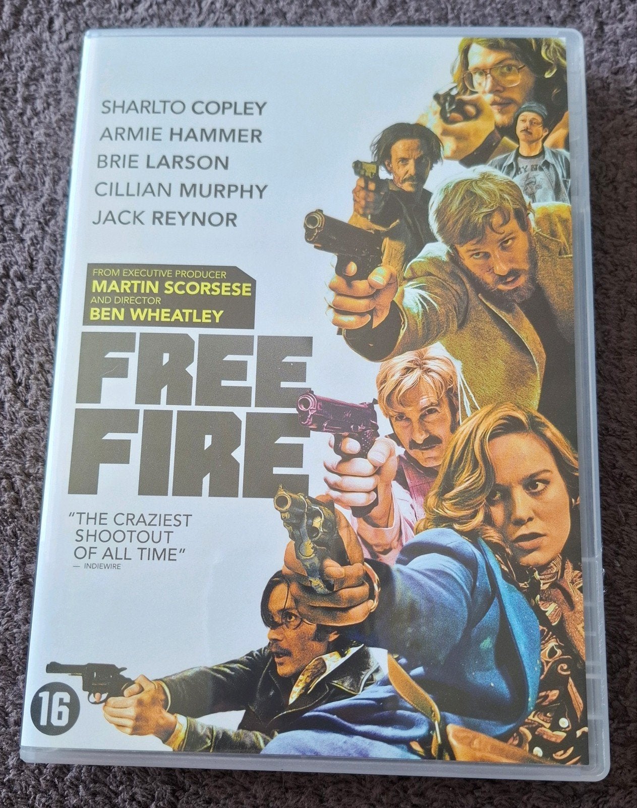 Free fire DVD, Vanaf 16 jaar, Ophalen of Verzenden, Zo goed als nieuw, Actiekomedie