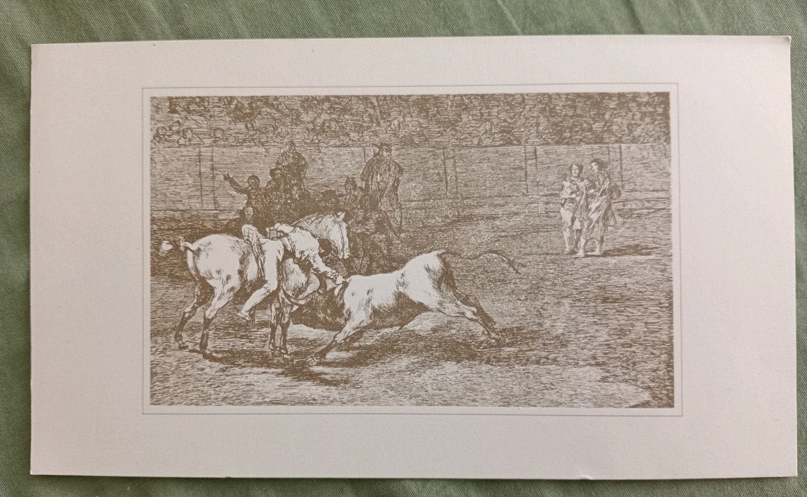 Goya Tauromaquia Stierenvechten prent, Antiek en Kunst, Ophalen of Verzenden