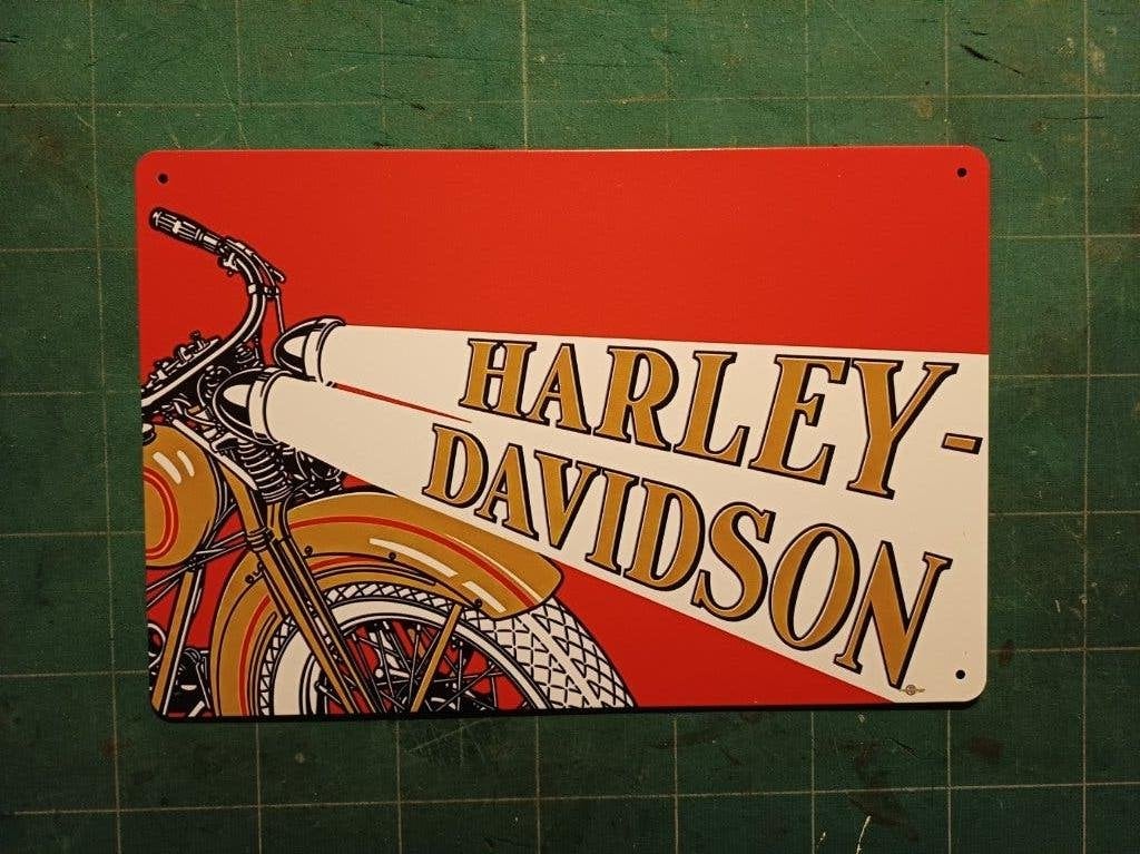 Reclamebord Harley-Davidson Headlights, Ophalen of Verzenden, Zo goed als nieuw, Motoren