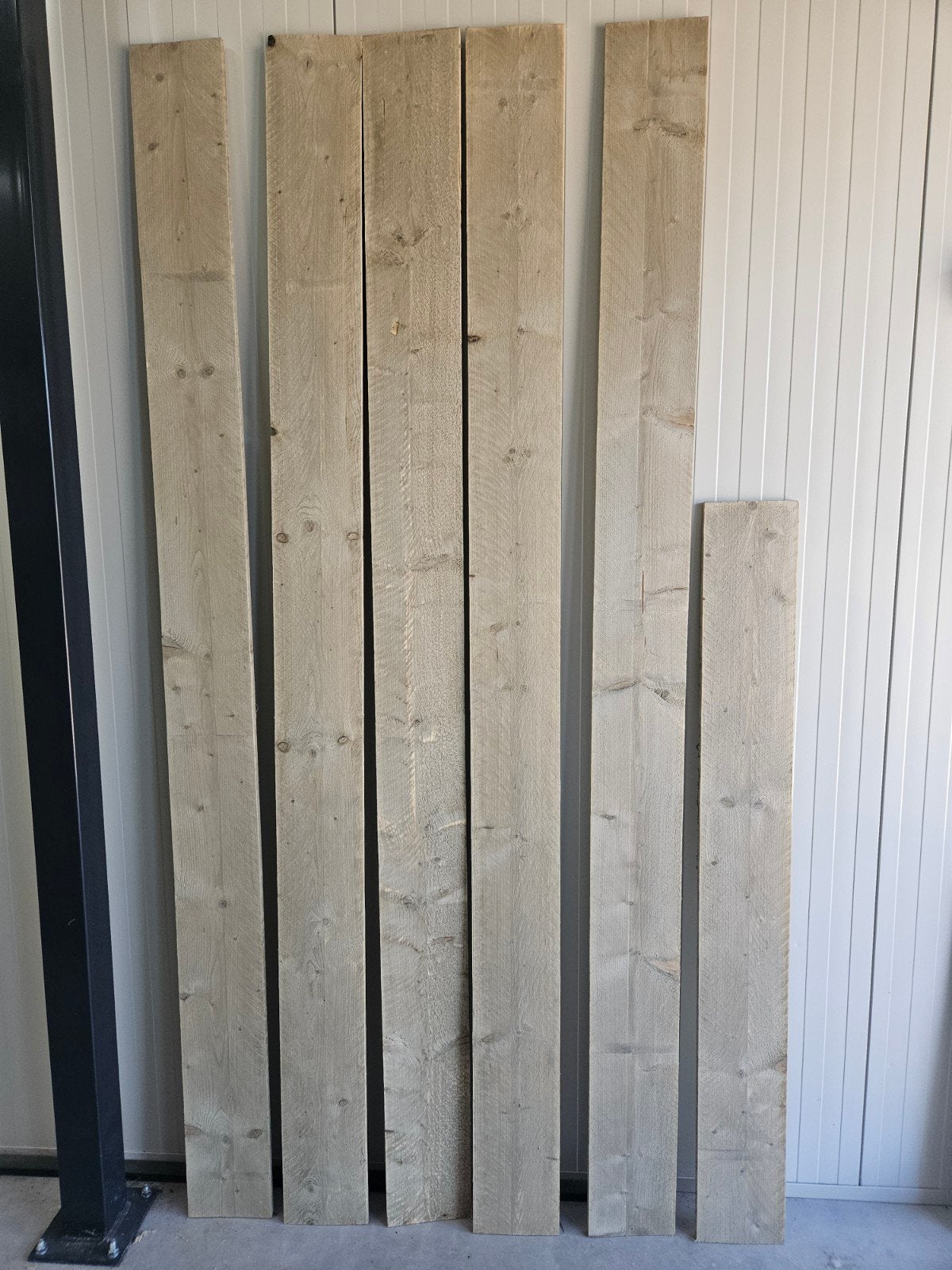 Partij steigerhouten planken (Grey wash) - 22mm dik, 19cm br, Ophalen, Minder dan 25 mm, Plank, Minder dan 200 cm