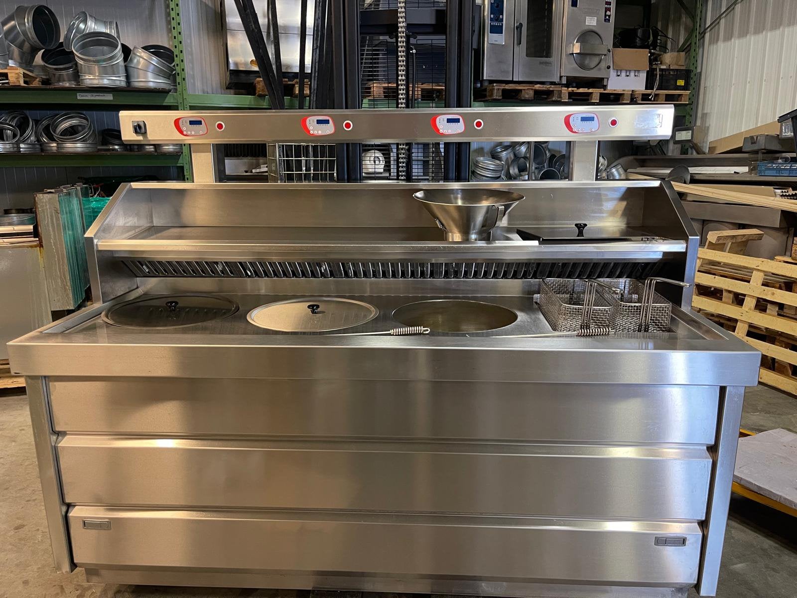 Perfecta bakwand (CAFETARIA,FOODTRUCK) leveren montage, Ophalen of Verzenden, Fornuis, Frituur en Grillen