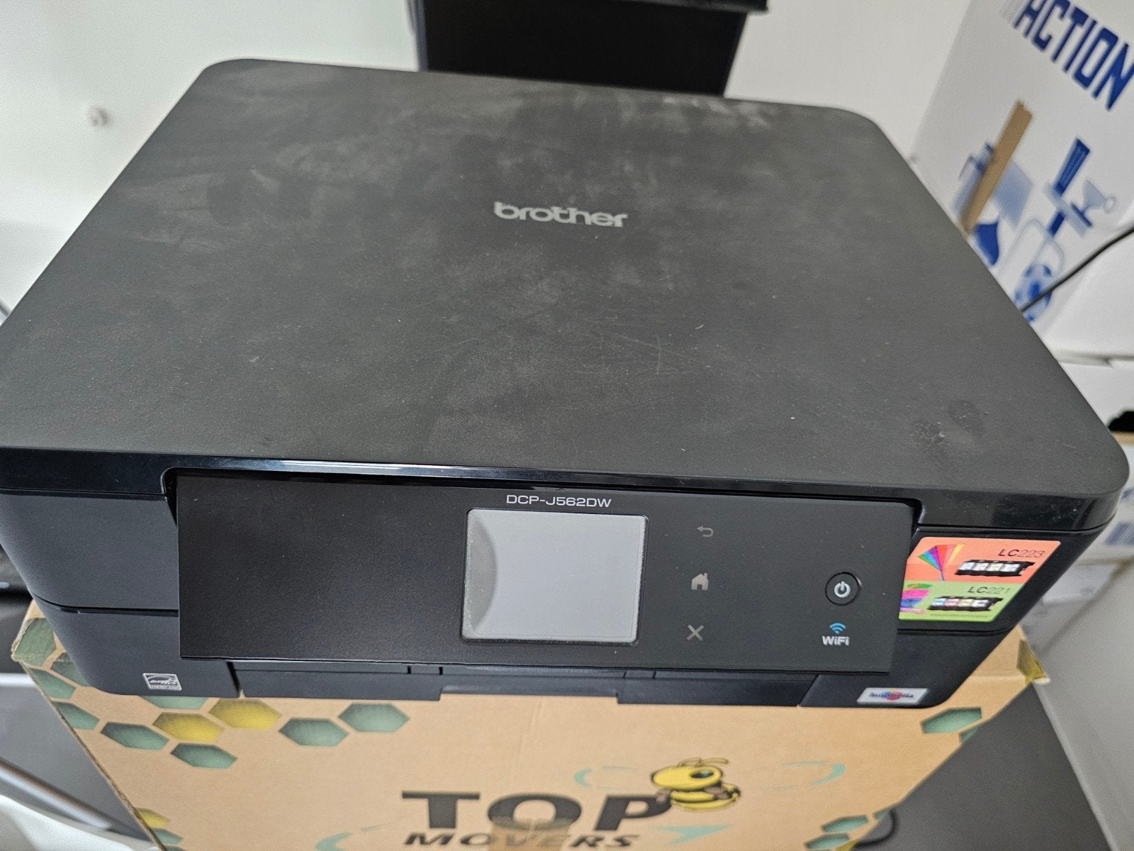 Brother DCP-J562DW All-in-One Inkjetprinter met Wi-Fi, Computers en Software, Printers, Kleur printen, Gebruikt, Inkjetprinter
