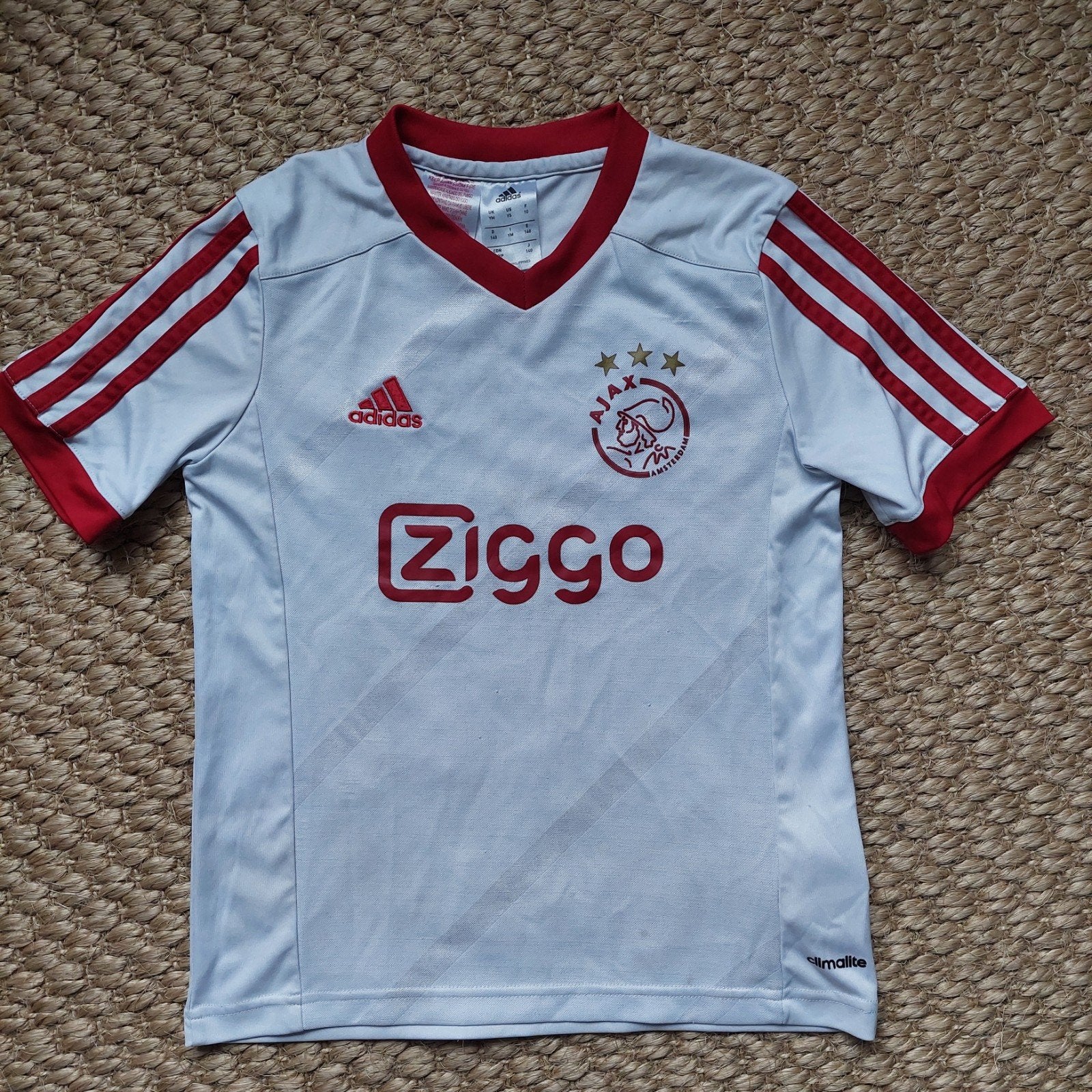 Ajax shirt maat 140 orgineel, Sport en Fitness, Voetbal, Maat XS of kleiner, Ophalen of Verzenden, Gebruikt, Shirt