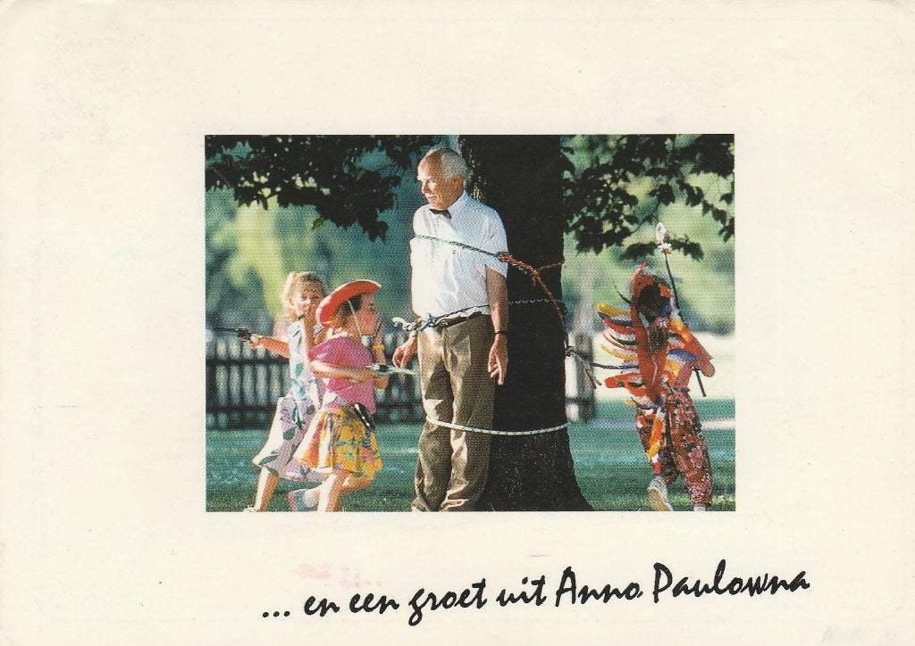 ANNA PAULOWNA Spelletje met Groet, Verzenden, 1980 tot heden, Gelopen, Noord-Holland