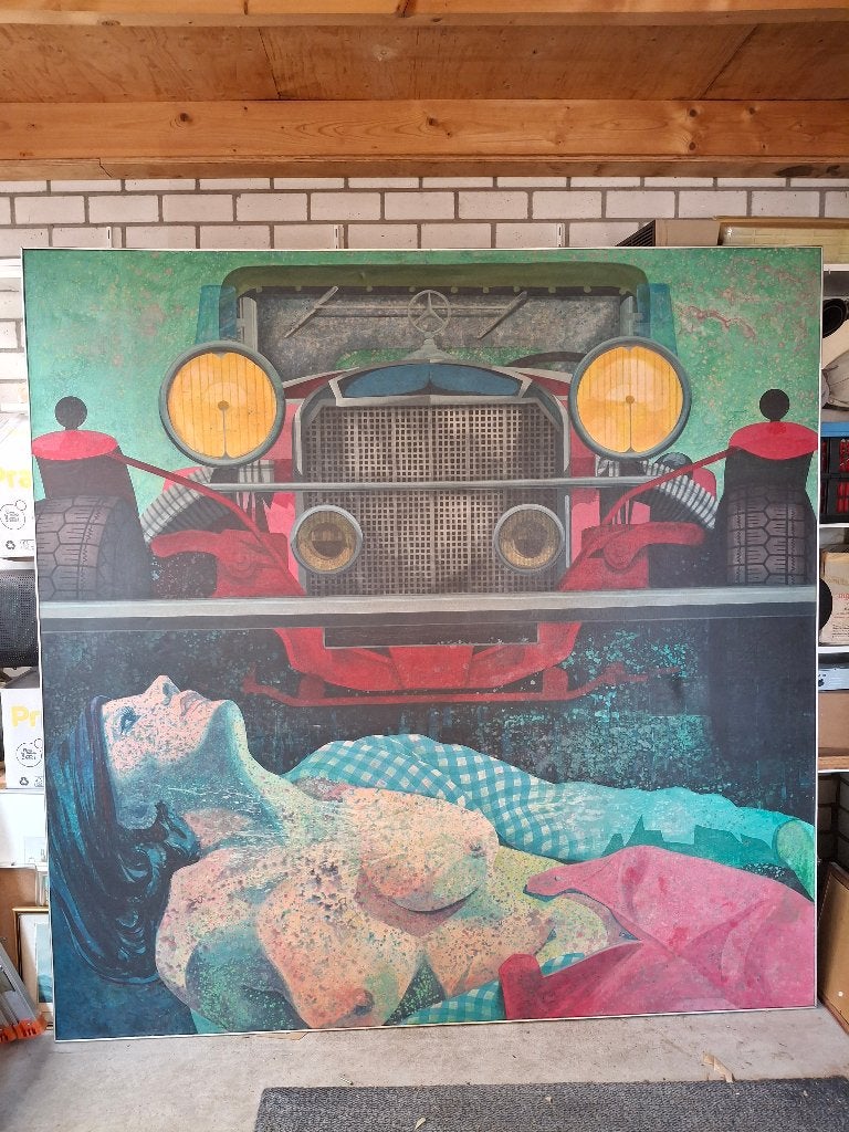 Schilderij(2x2 meter), Ophalen, Acrylverf