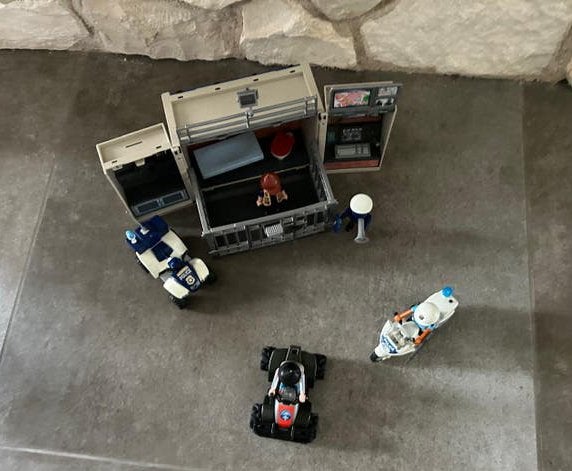 Playmobil 5421  politie station  - cel met extra voertuigen, Kinderen en Baby's, Ophalen of Verzenden, Gebruikt