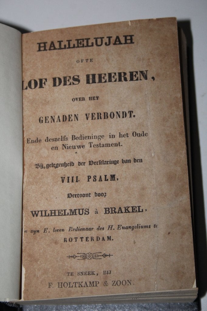 Wilhelmus à Brakel - Hallelujah, ofte Lof des Heeren, Boeken, Ophalen of Verzenden, Gelezen, Christendom | Protestants