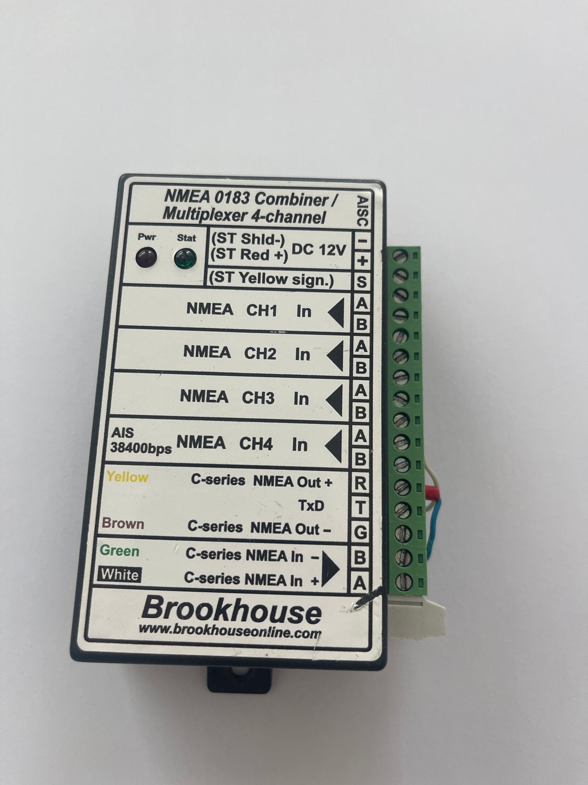 Brookhouse NMEA 0183 Combiner / Multiplexer 4-kanaals, Watersport en Boten, Navigatiemiddelen en Scheepselektronica, Ophalen of Verzenden