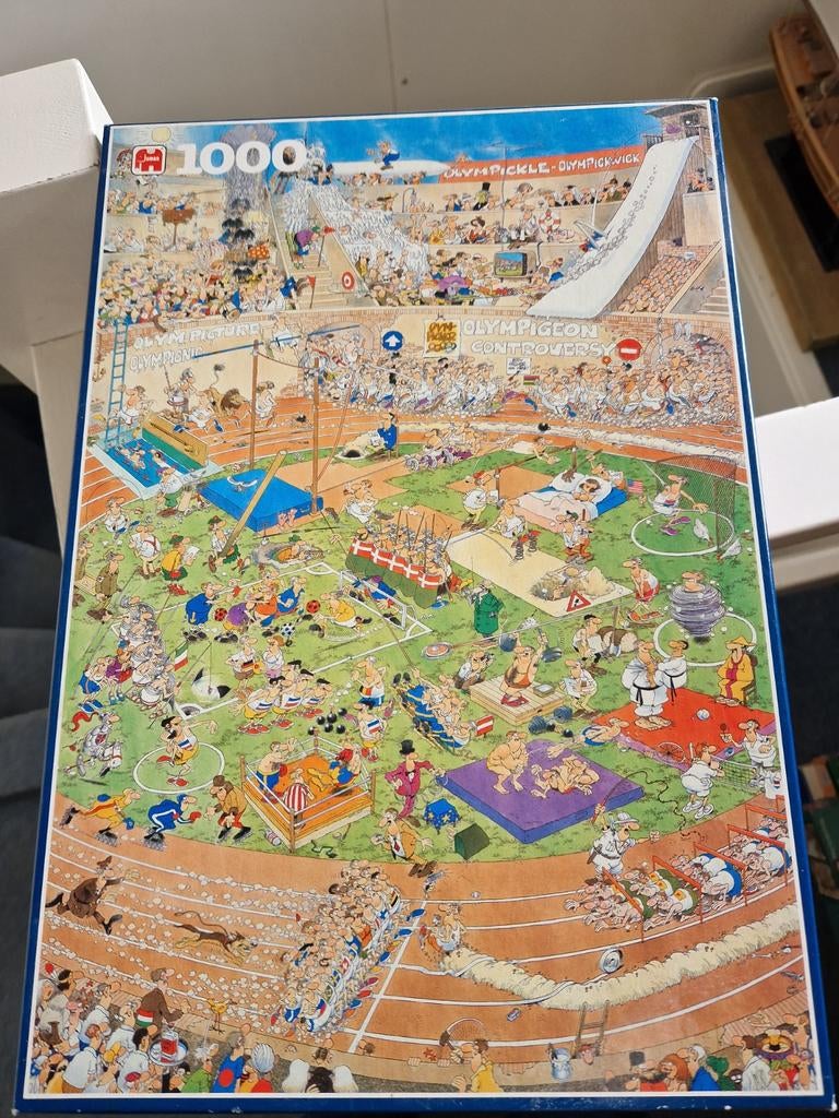 Jan van haasteren puzzel 1000 stukjes, Hobby en Vrije tijd, Denksport en Puzzels, Ophalen of Verzenden, 500 t/m 1500 stukjes, Zo goed als nieuw