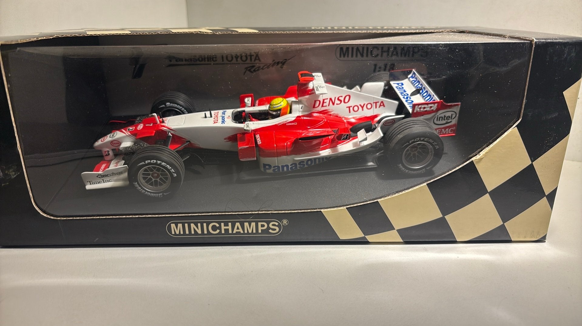 F1 Toyota showcar 2006 R. Schumacher minichamps 1.18, Ophalen of Verzenden, A, A, A