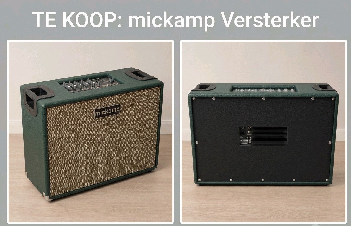 Zeldzame Mickamp Combo Stereo Versterker 250W, Ophalen, Zo goed als nieuw, Minder dan 500 watt, Overige typen