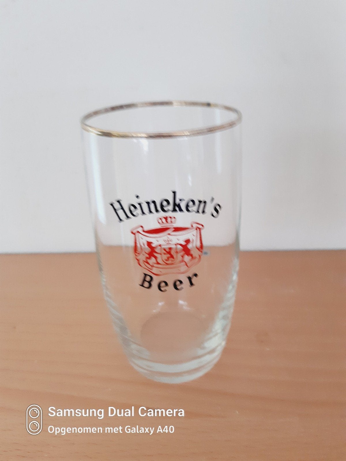 Mooie Heineken.s beer tonnetje met krontje, Ophalen of Verzenden, Zo goed als nieuw, Glas of Glazen, Heineken