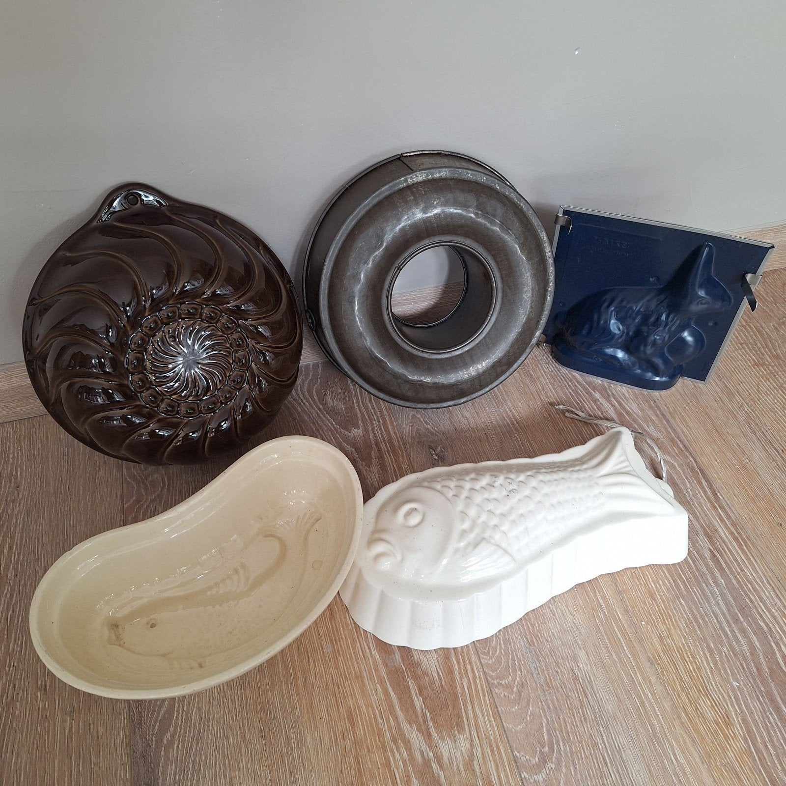 Schalen vormen puddingvorm chocolade vorm haas vis, Ophalen of Verzenden