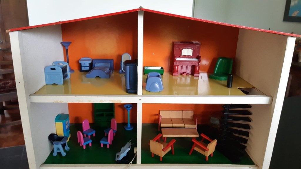 Poppenhuis, jaren '60/'70, Ophalen of Verzenden, Gebruikt, Poppenhuis