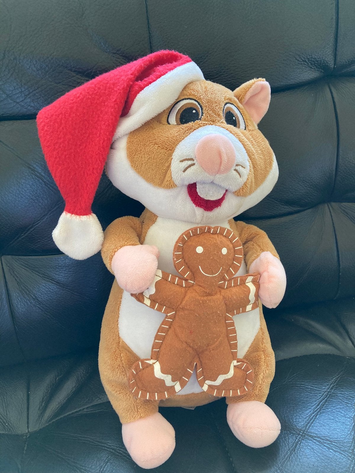 Ah hamster met kerstkoekje, Ophalen of Verzenden, Zo goed als nieuw, Overige typen