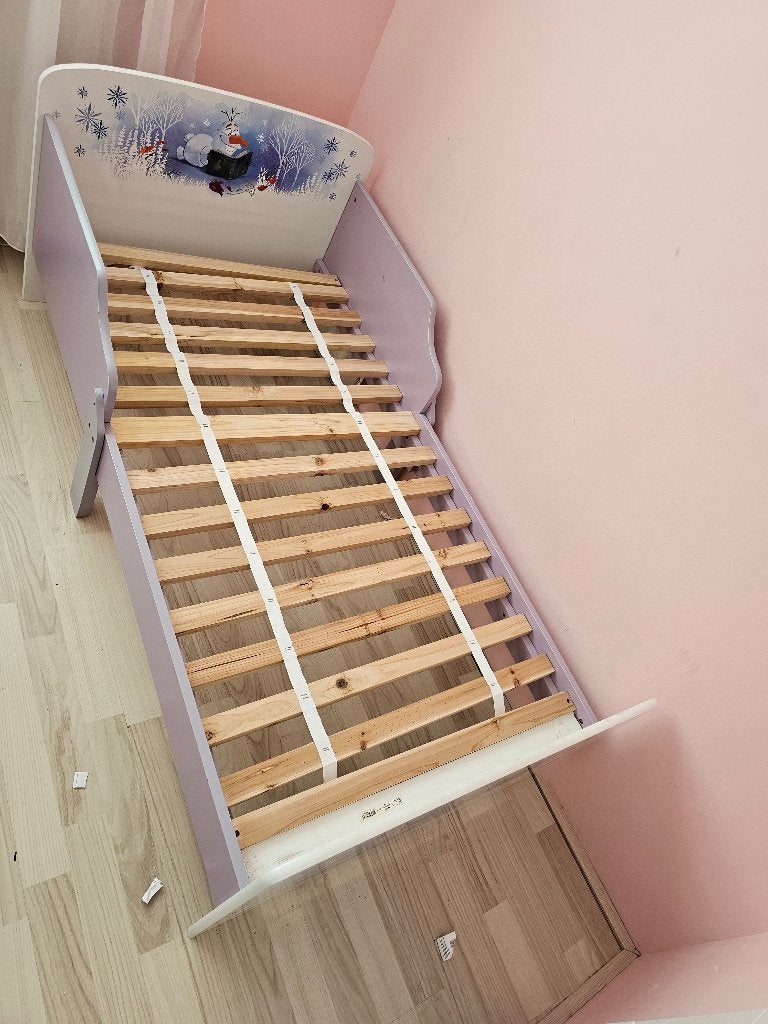 Frozen bed en matras, Zo goed als nieuw, Minder dan 140 cm, Minder dan 70 cm, Ophalen