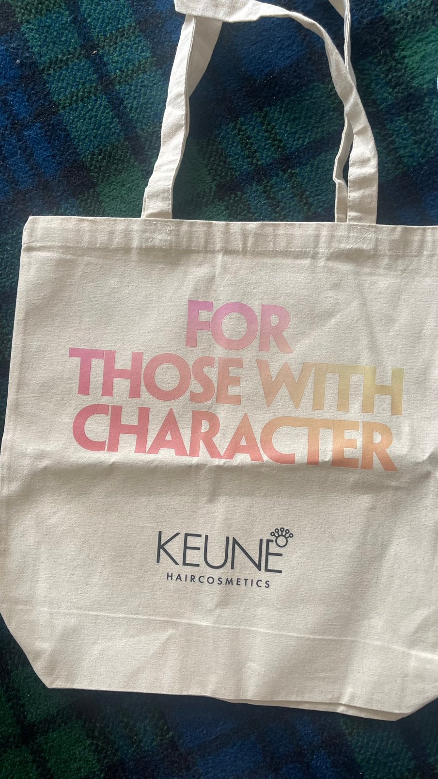 Keune Haircosmetics Tote Bag - For Those With Character, Ophalen of Verzenden, Nieuw, Wit, Shopper